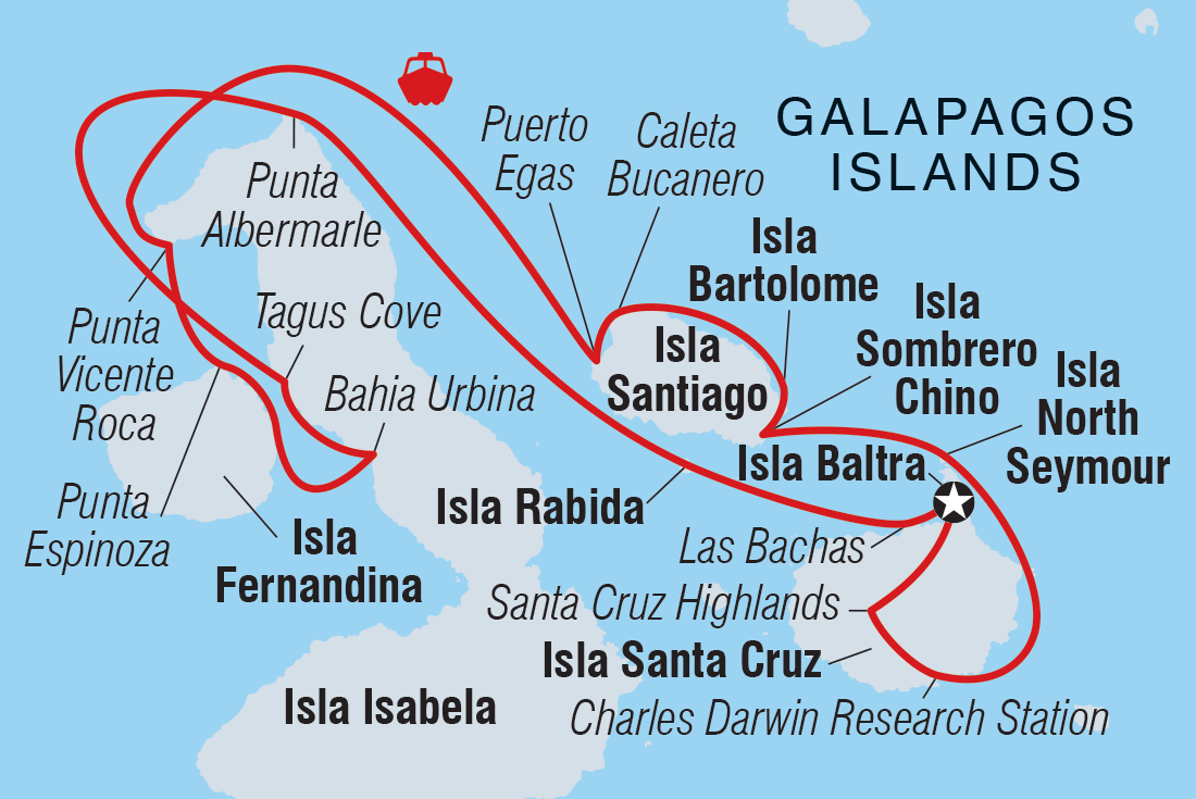 Trip route map