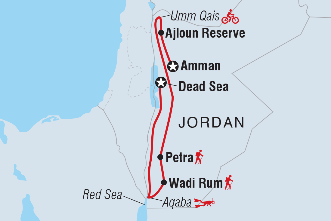 Trip route map