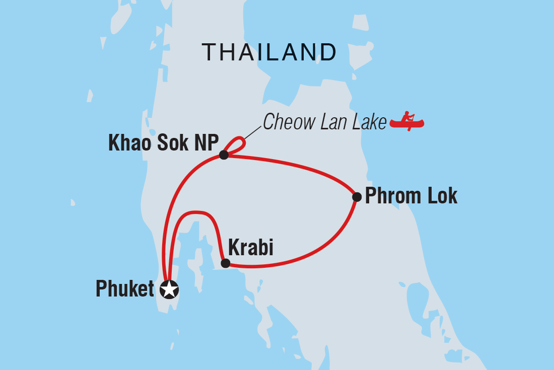 Trip route map