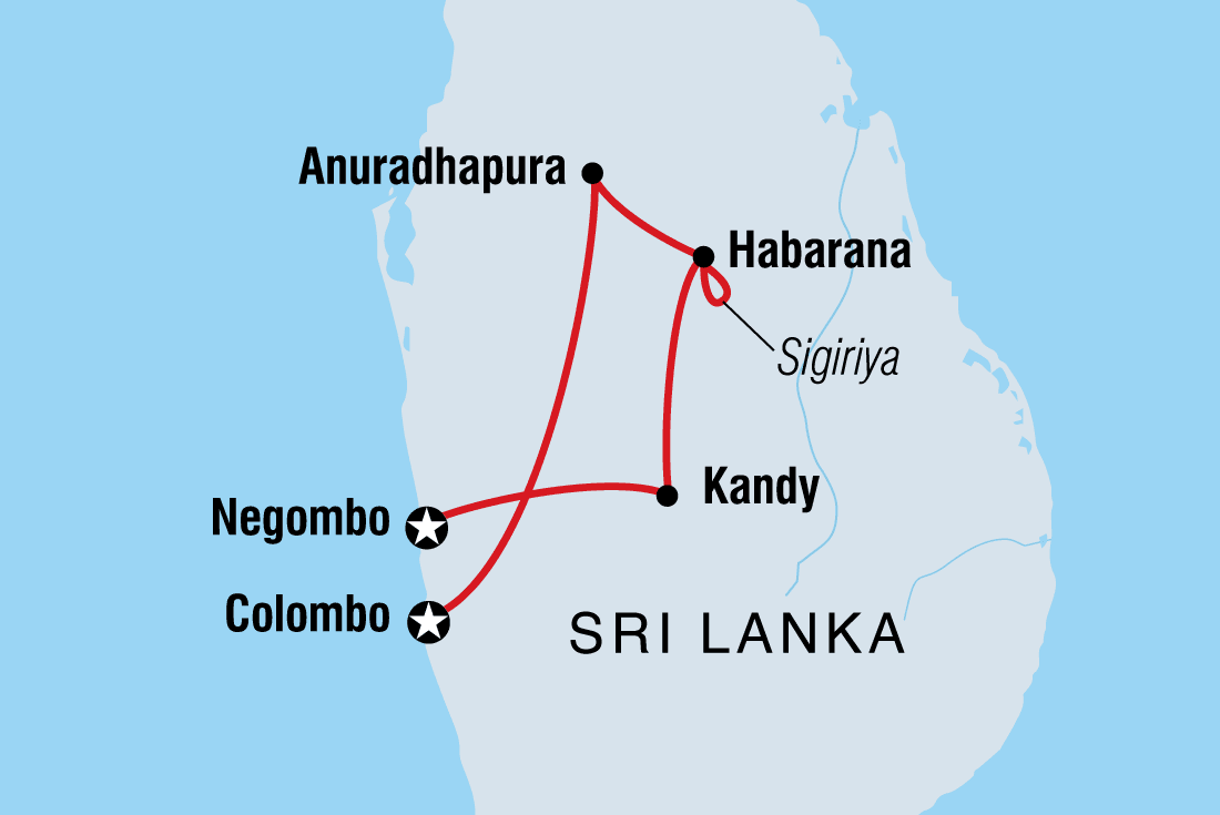 Trip route map