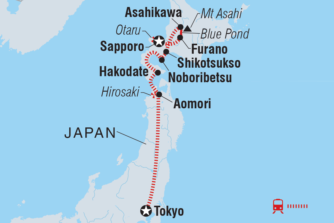 Trip route map