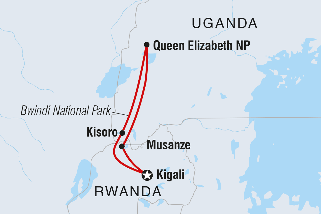 Trip route map