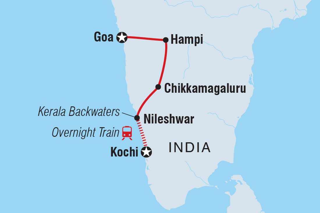 Trip route map