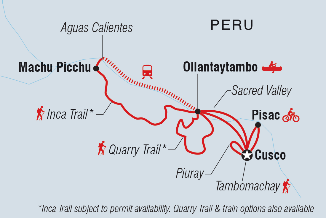Trip route map