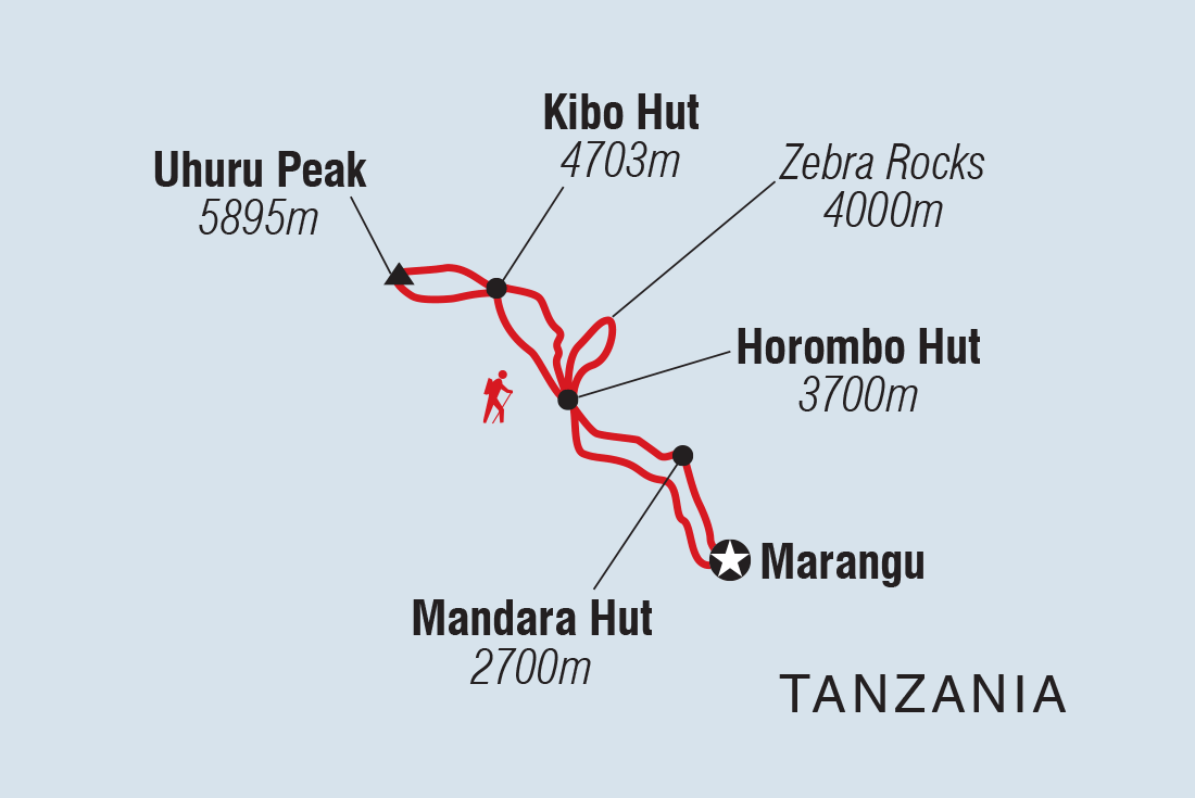 Trip route map