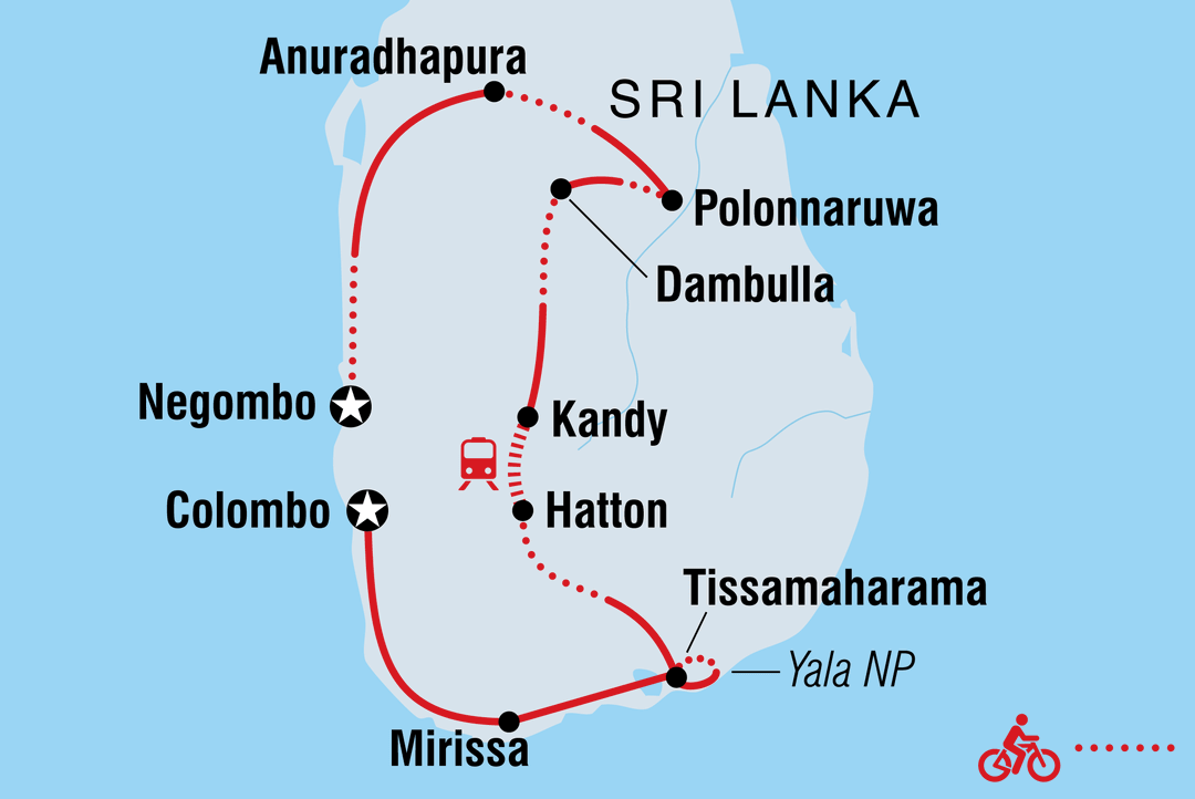 Trip route map
