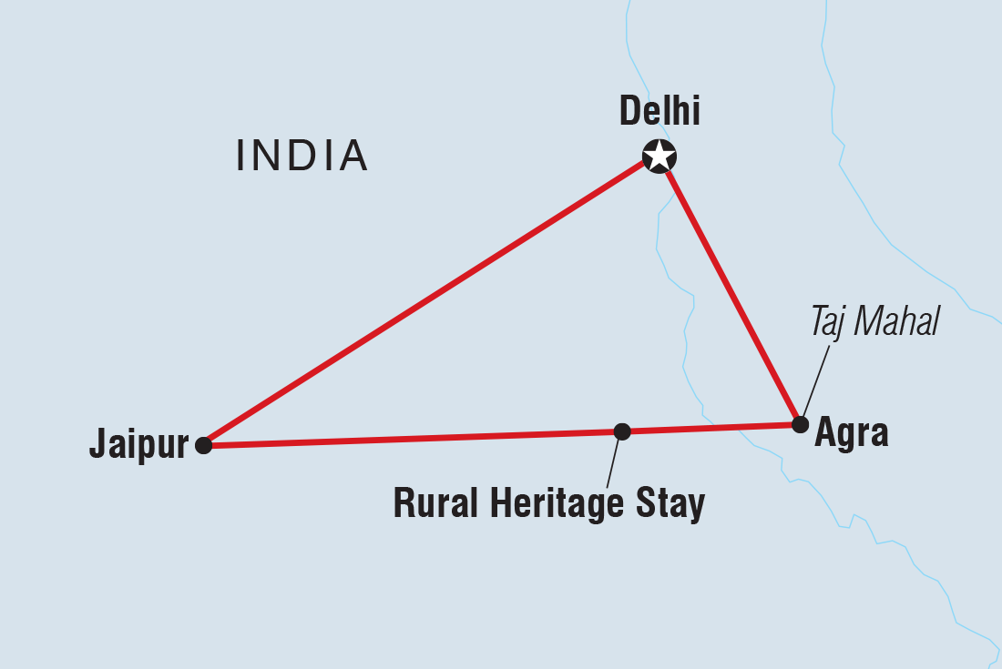 Trip route map