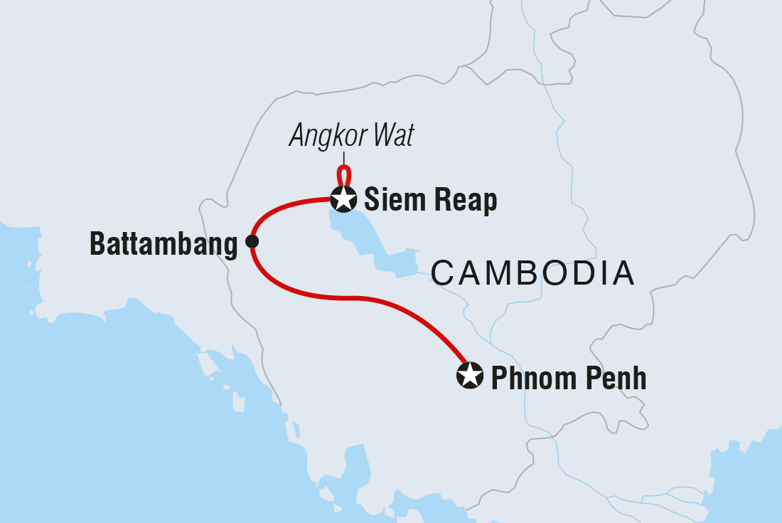 Trip route map