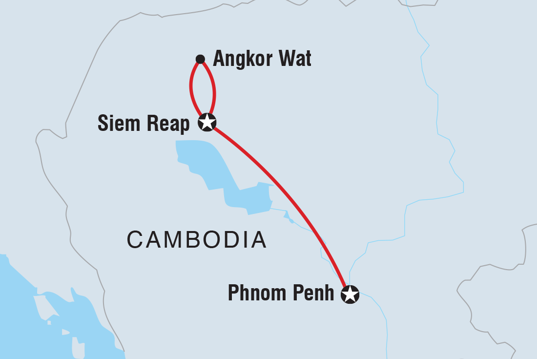 Trip route map
