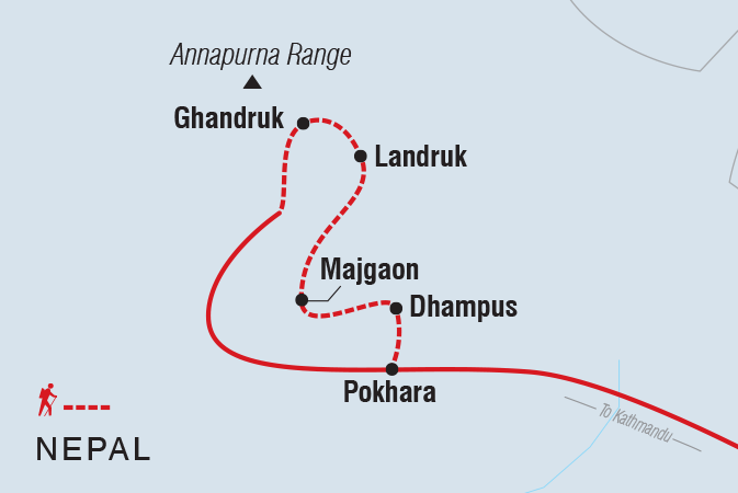 Trip route map
