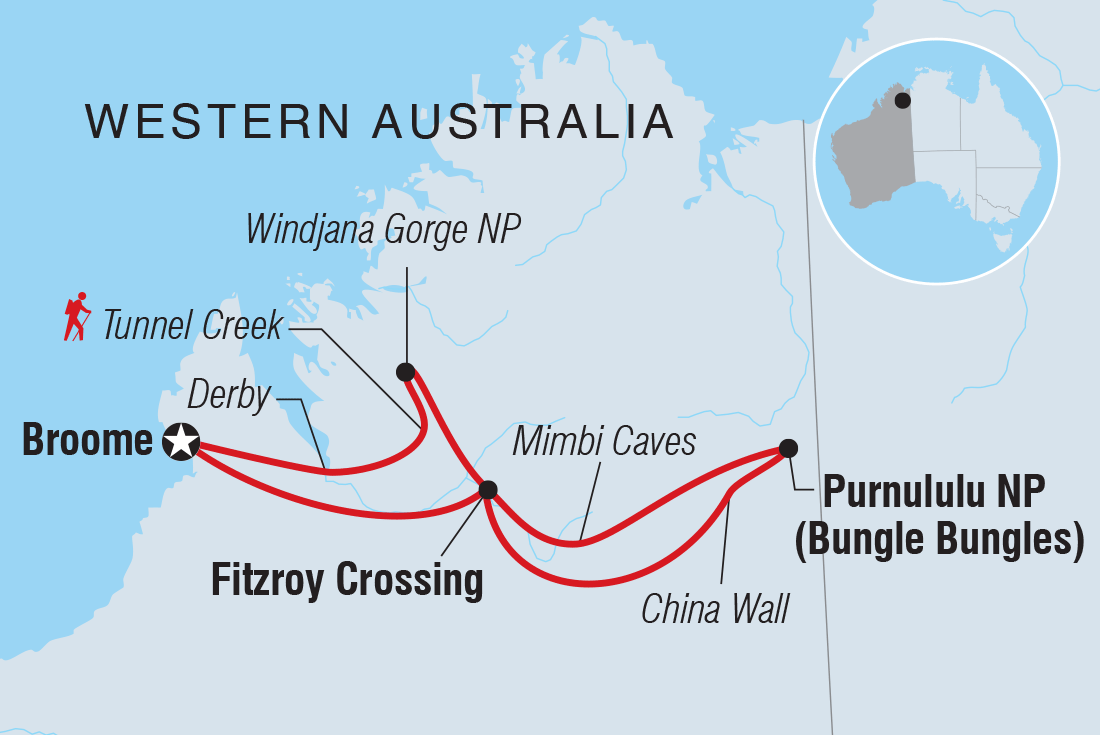 Trip route map
