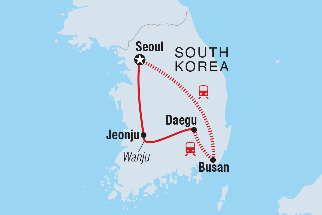 Trip route map