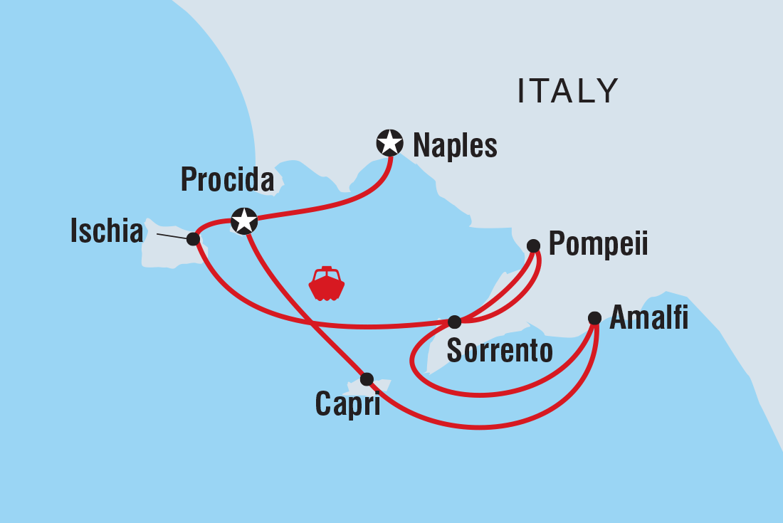 Trip route map