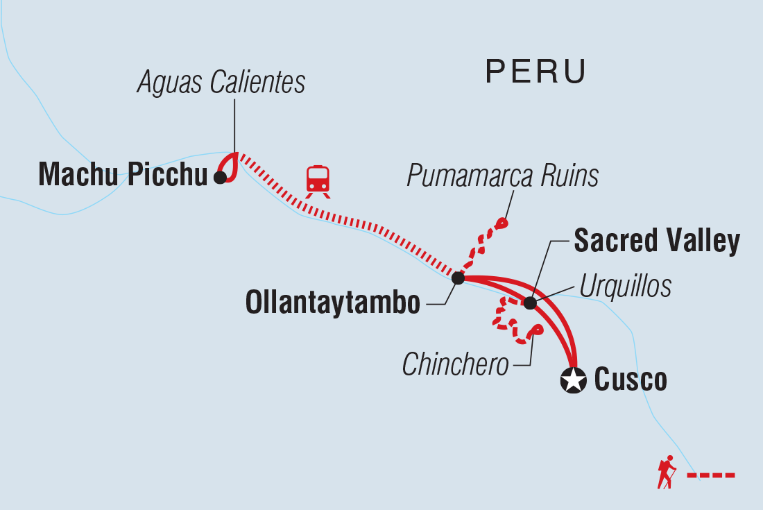 Trip route map