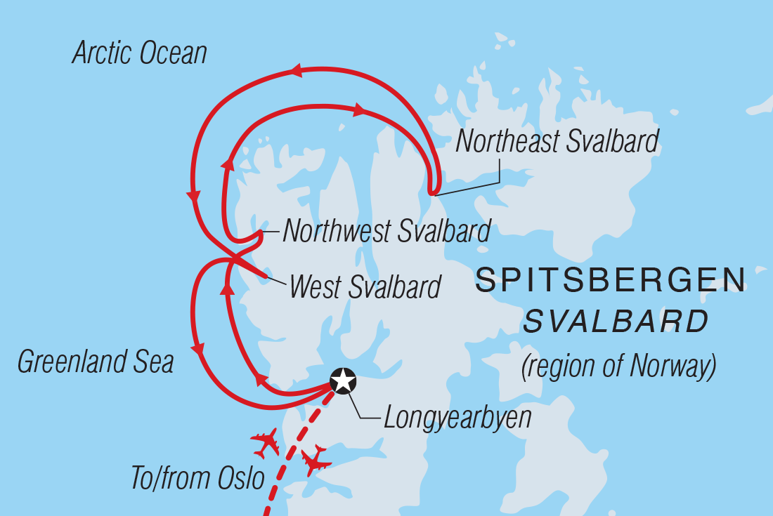 Trip route map