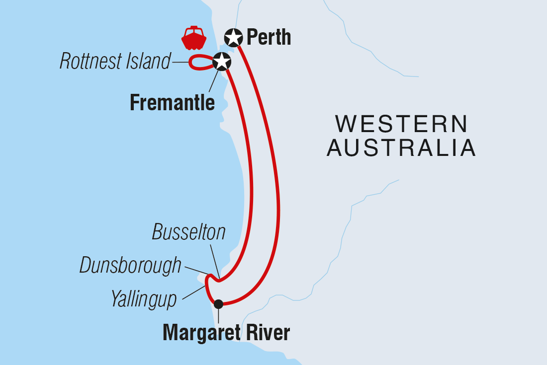 Trip route map
