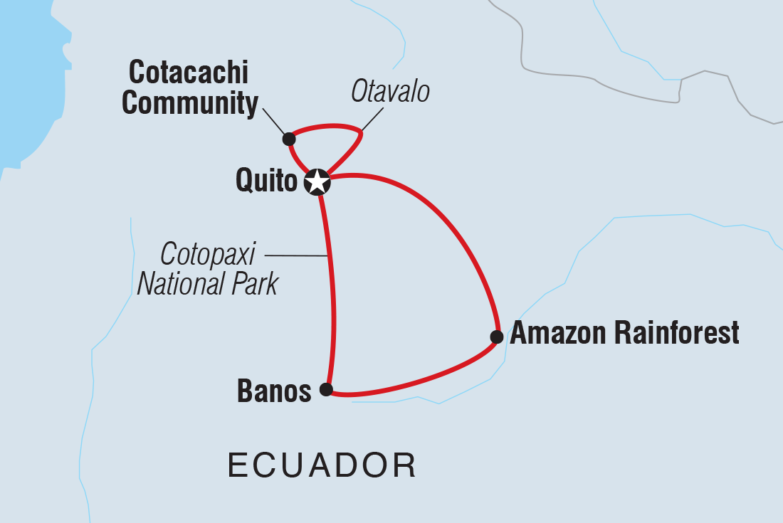 Trip route map