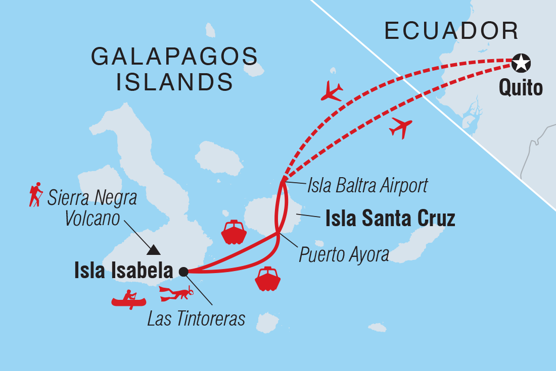 Trip route map
