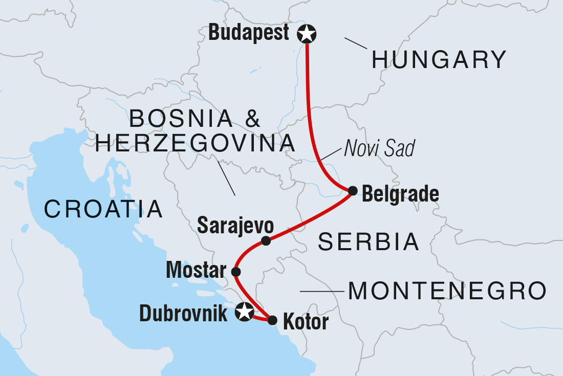 Trip route map