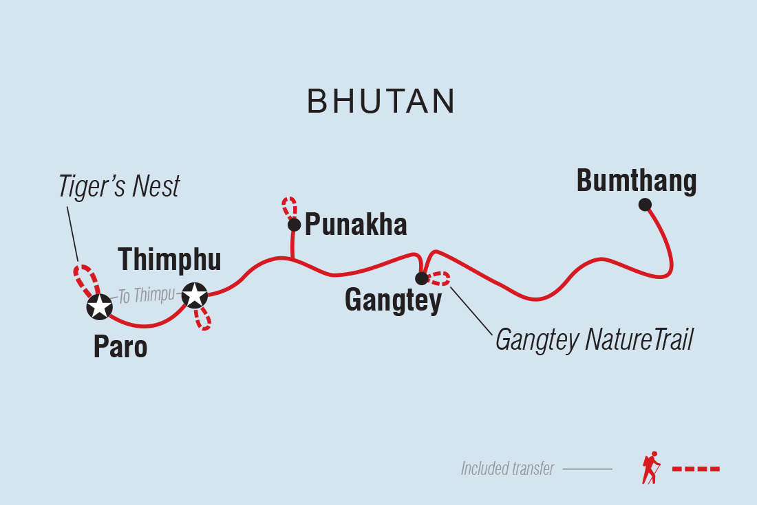 Trip route map