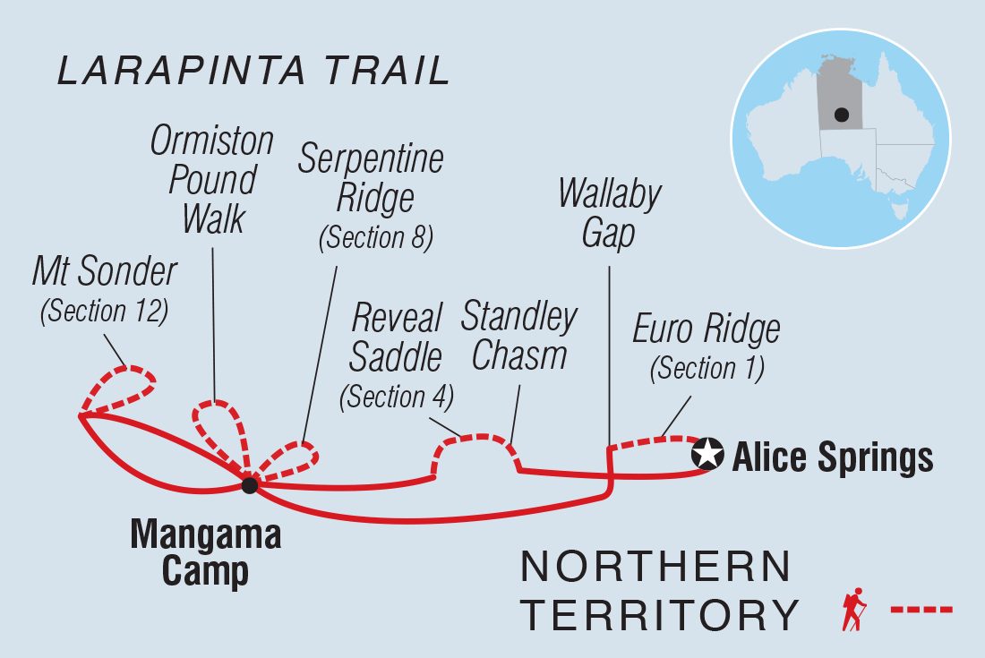 Trip route map