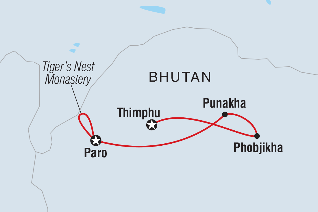 Trip route map