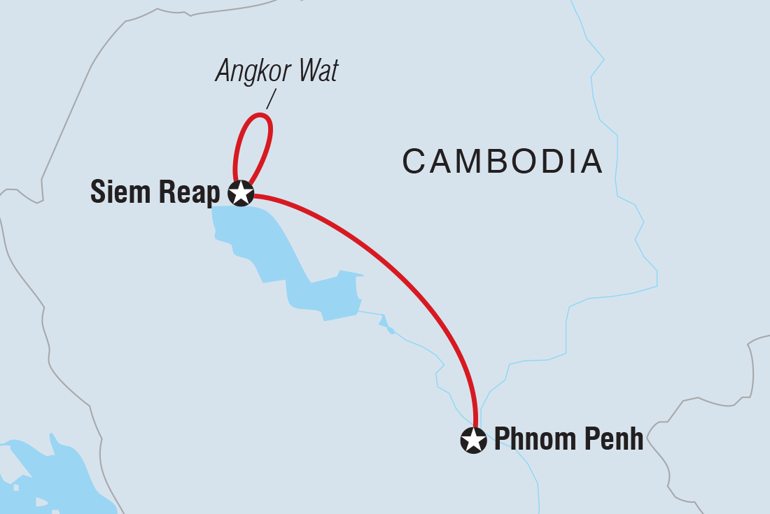 Trip route map