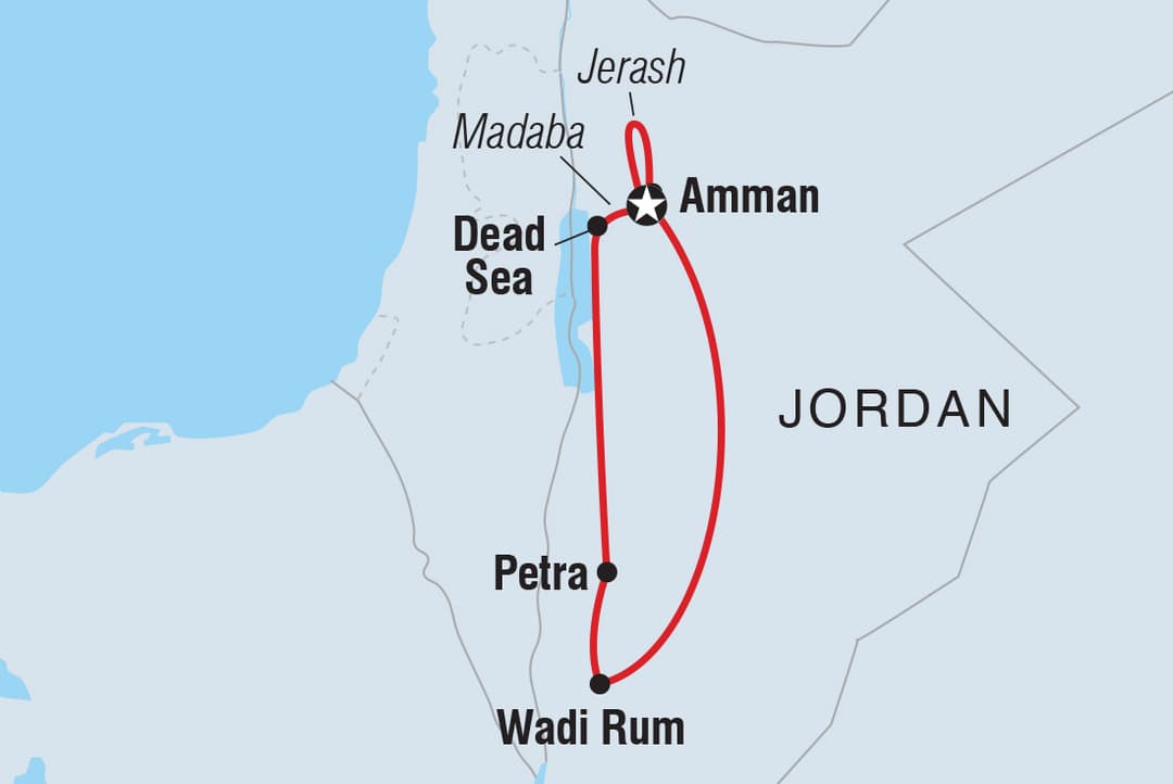 Trip route map