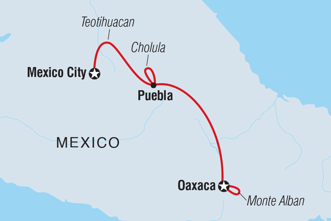 Trip route map