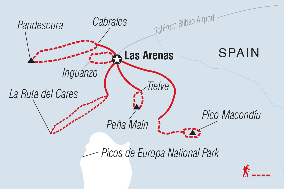 Trip route map