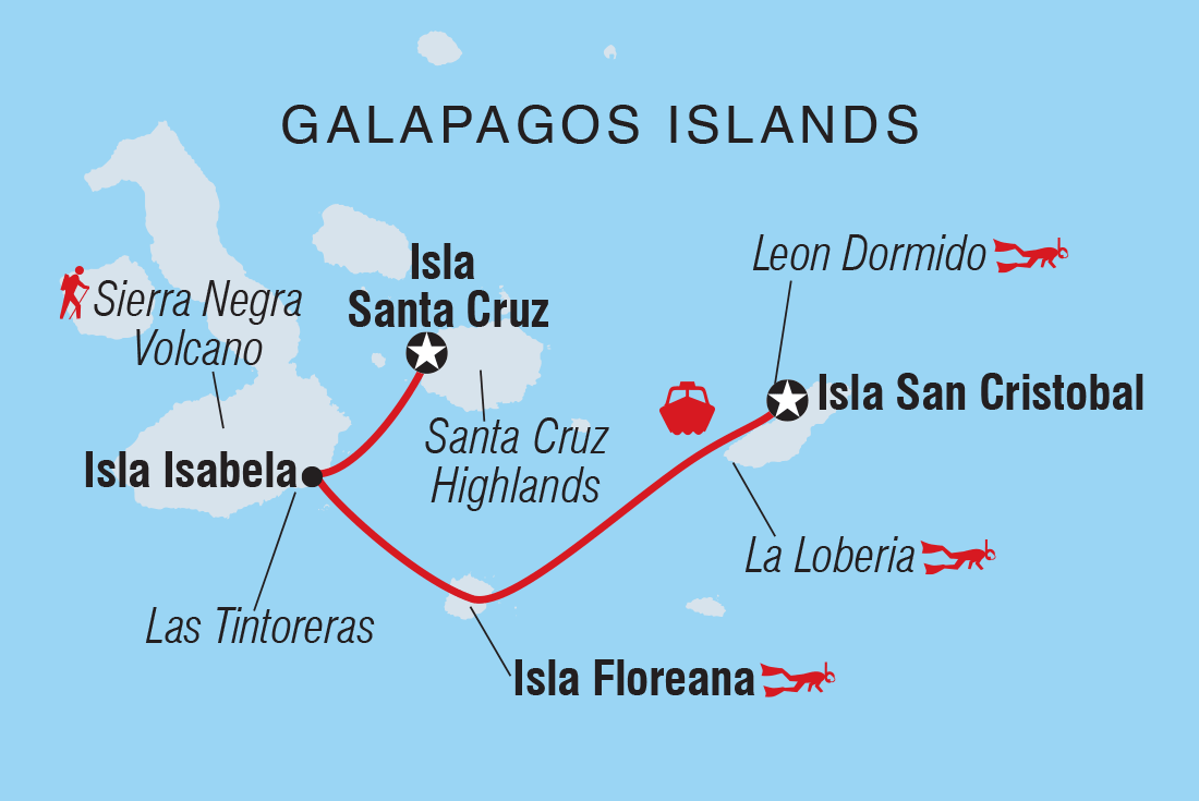 Trip route map