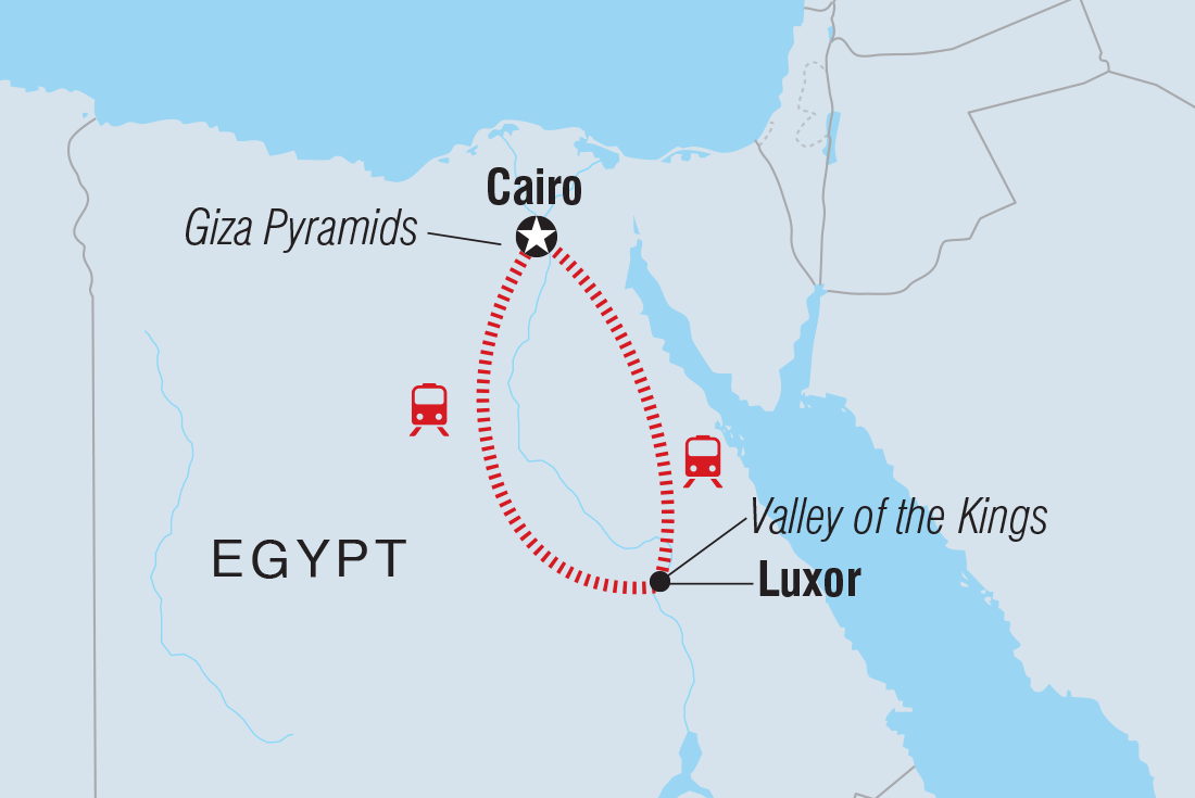Trip route map