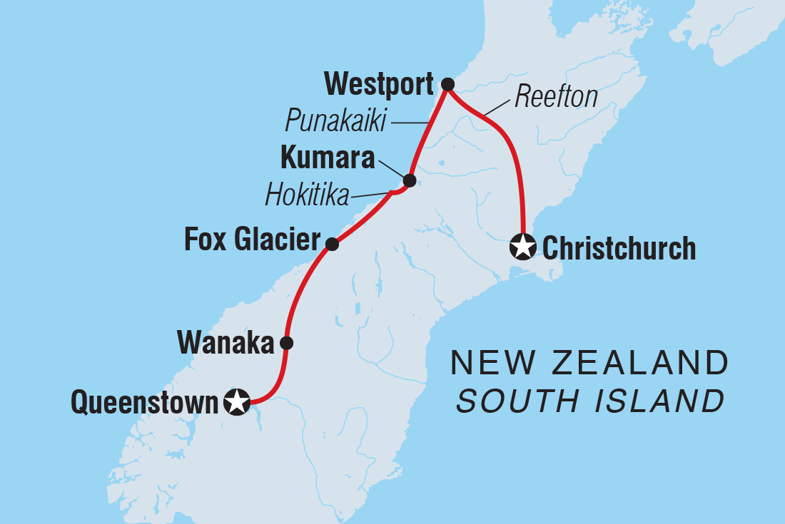Trip route map