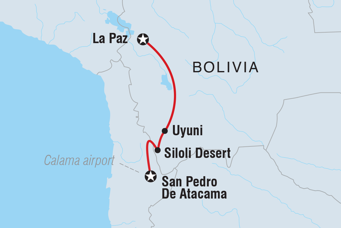 Trip route map