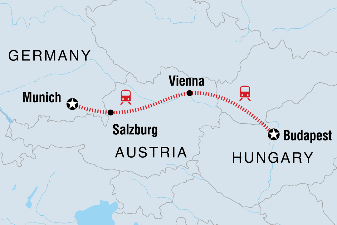 Trip route map