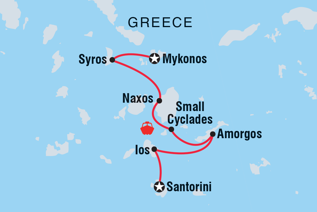 Trip route map