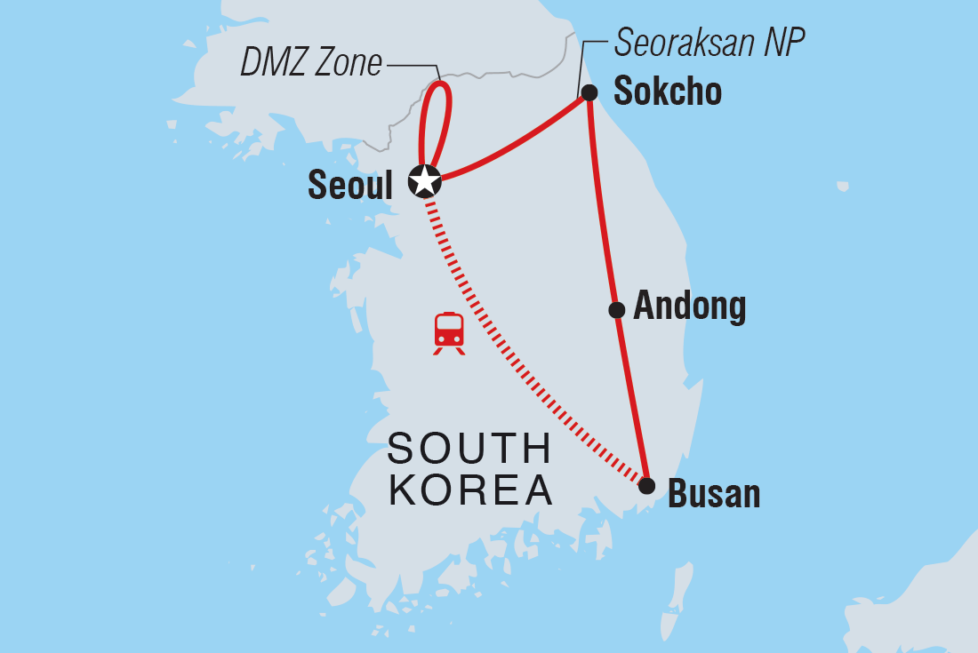 Trip route map