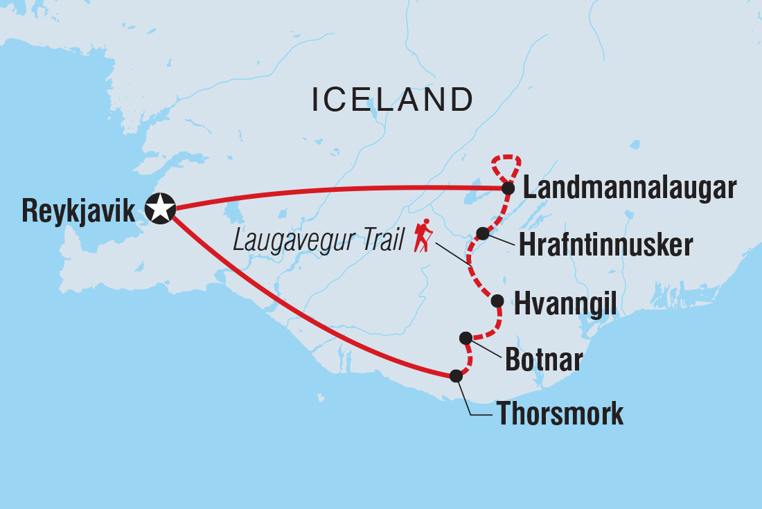 Trip route map
