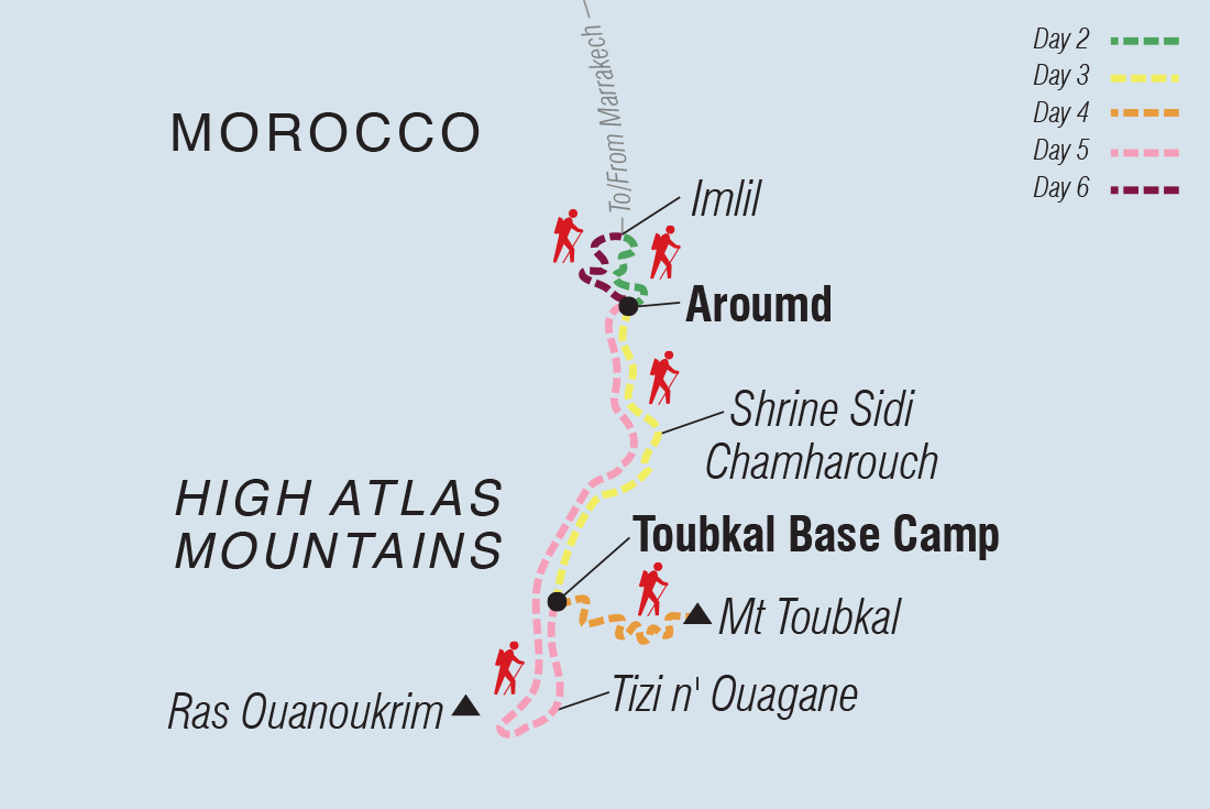 Trip route map