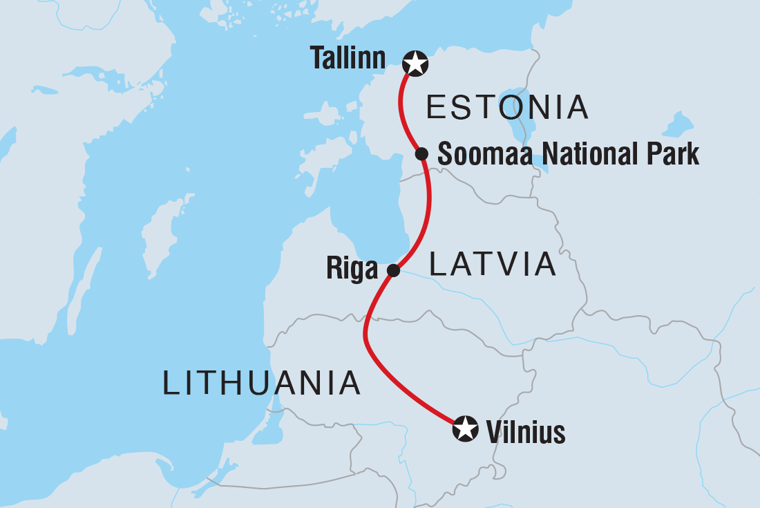 Trip route map