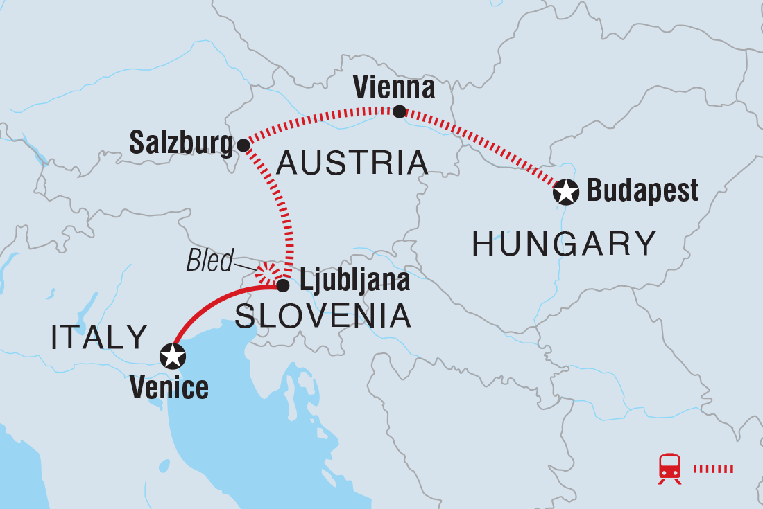 Trip route map