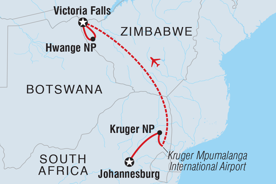 Trip route map