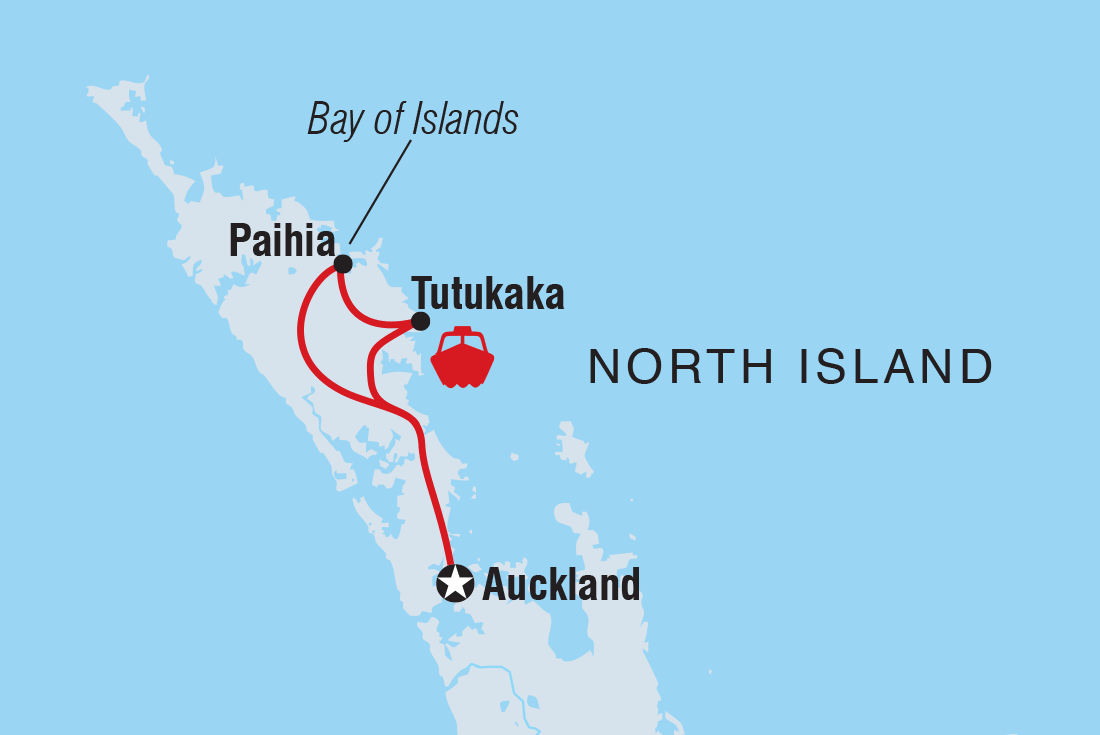 Trip route map